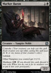 Markov Baron (Foil) – #14 – Uncommon – Inglés
