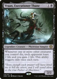 Vraan, Executioner Thane – #114 – Rare – Español