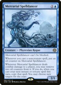 Mercurial Spelldancer – #61 – Rare – Español