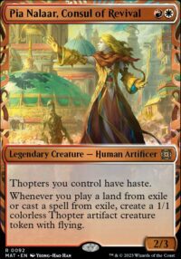 Pia Nalaar, Consul of Revival (Showcase Foil) – #92 – Rare – Inglés