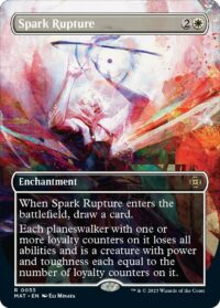 Spark Rupture (Borderless Foil) – #55 – Rare – Inglés