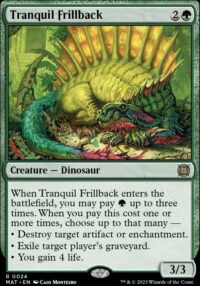 Tranquil Frillback – #24 – Rare – Inglés