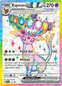 Espeon EX - SVP175  - Promo - Inglés
