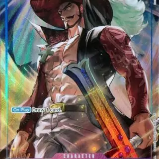 Dracule Mihawk (Seven Warlords of the Sea Binder Set) - OP07-044 - Common