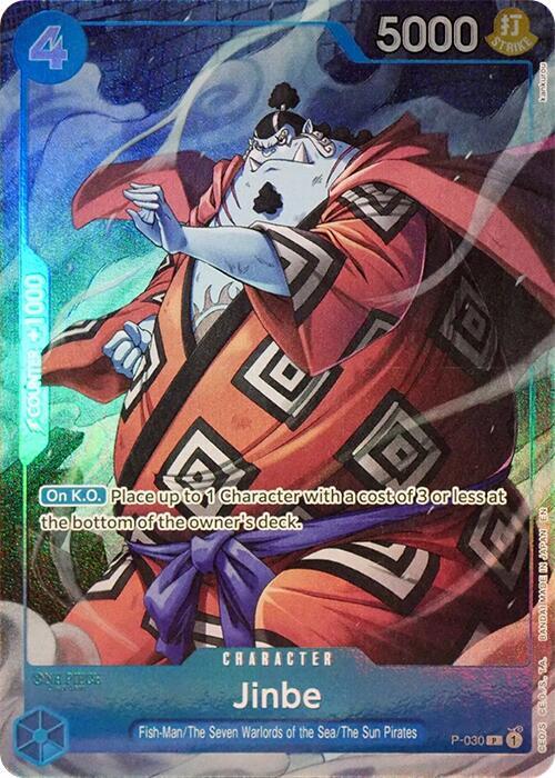 Jinbe (Seven Warlords of the Sea Binder Set) - P-030 - Promo