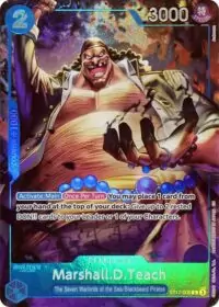 Marshall.D.Teach (Seven Warlords of the Sea Binder Set) - ST17-005 - Common