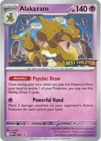 Alakazam - MEP003  - Promo Pre Release - Inglés