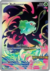 Bulbasaur - 133/132 - Illustration Rare (Mega Evolution Stamped) - Inglés