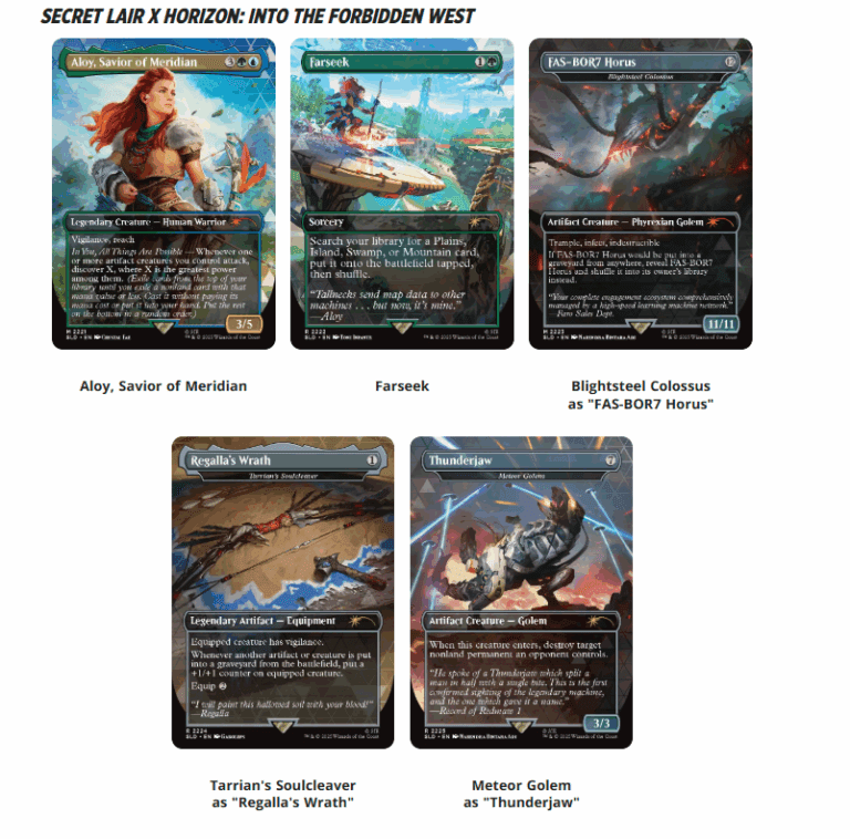 MTG: Secret Lair Drop - Horizon: Zero Dawn: Huntress and the Machines - Inglés [PREVENTA]