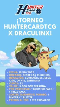 Torneo Especial HunterCard X Dracul1nx - Sabado 18/10
