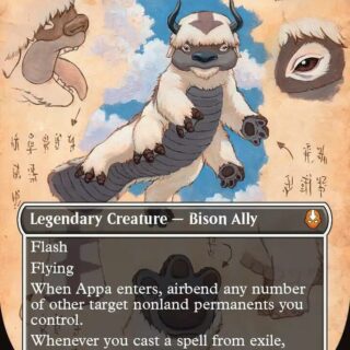 Appa, Steadfast Guardian (Borderless) (Foil) - Mythic - #316 - Inglés