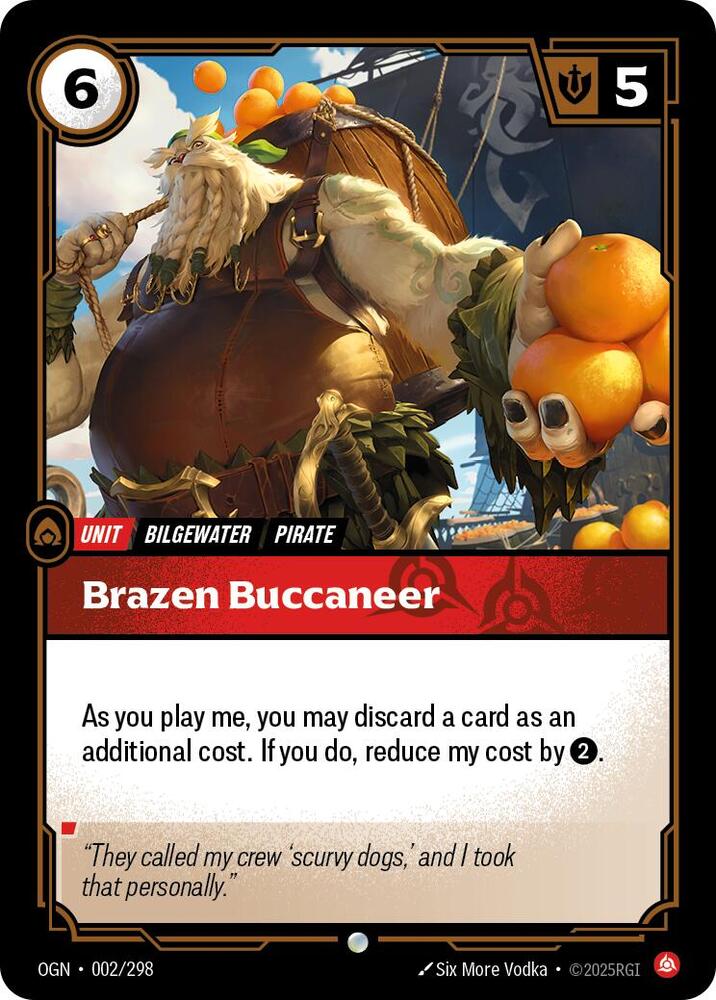 Brazen Buccaneer - Common - #002/298
