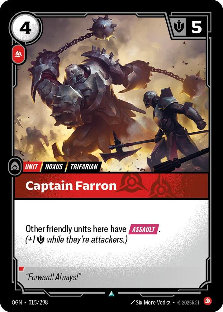 Captain Farron - Uncommon - #015/298
