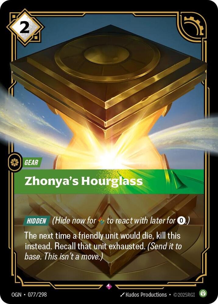 Zhonya's Hourglass - Rare - #077/298