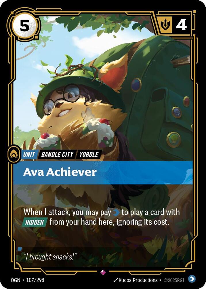 Ava Achiever - Rare - #107/298