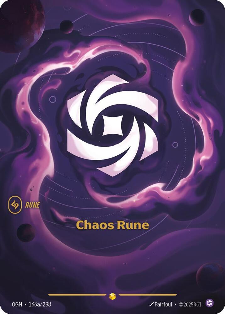 Chaos Rune (Alternate Art) - Showcase - #166a/298