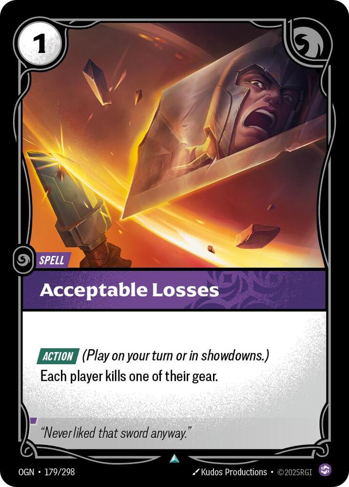 Acceptable Losses - Uncommon - #179/298