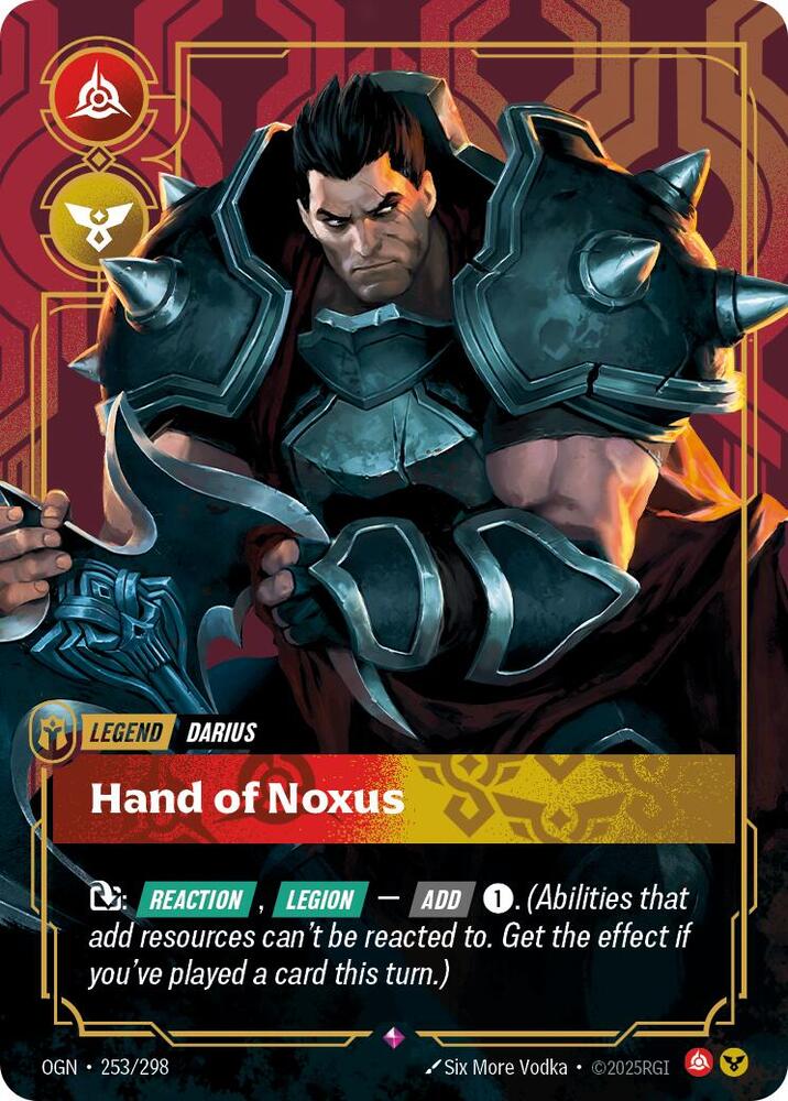 Darius - Hand of Noxus - Rare - #253/298