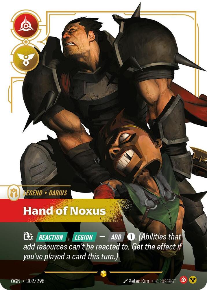 Darius - Hand of Noxus (Overnumbered) - Showcase - #302/298