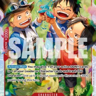 Ace & Sabo & Luffy - Super Rare - OP13-007