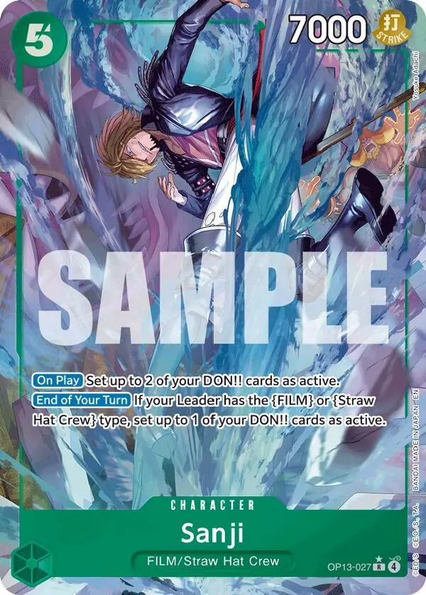Sanji (Alternate Art) - Rare - OP13-027