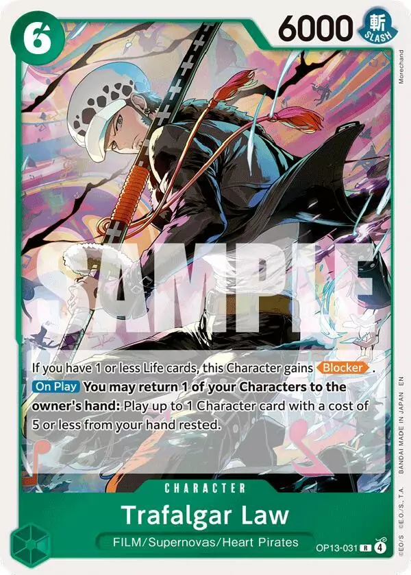 Trafalgar Law - Rare - OP13-031