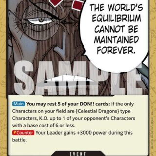 The World's Equilibrium Cannot Be Maintained Forever - Common - OP13-097