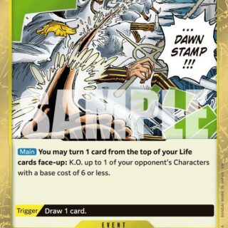 Gum-Gum Dawn Stamp - Rare - OP13-117