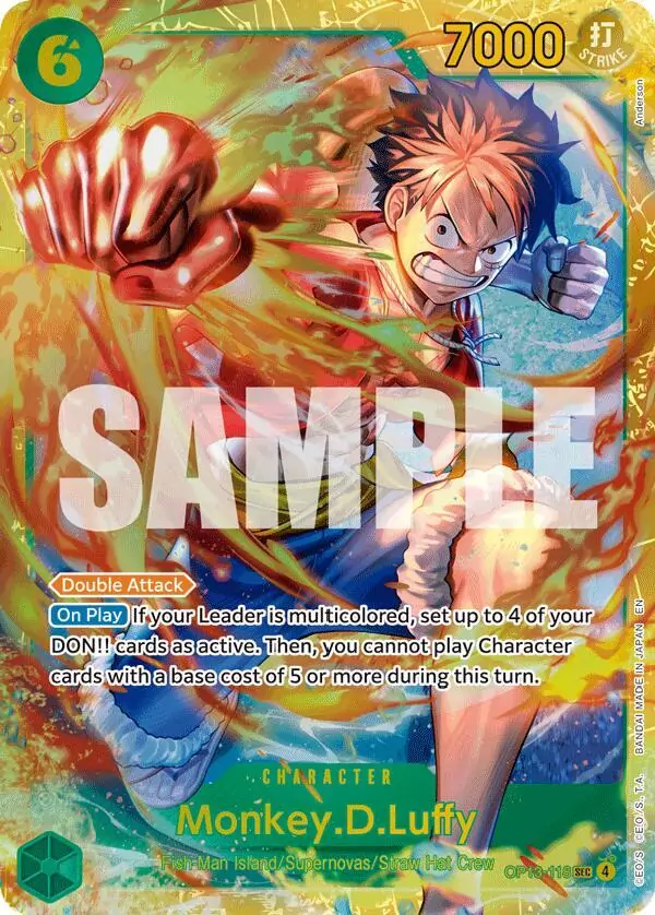 Monkey.D.Luffy - Secret Rare - OP13-118