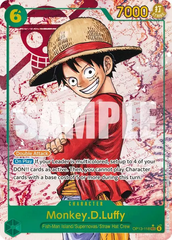 Monkey.D.Luffy (Parallel) - Secret Rare - OP13-1182