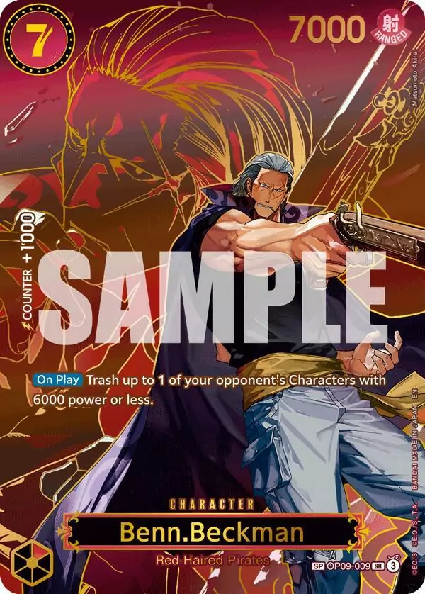 Benn.Beckman (SP) - Super Rare - OP09-009