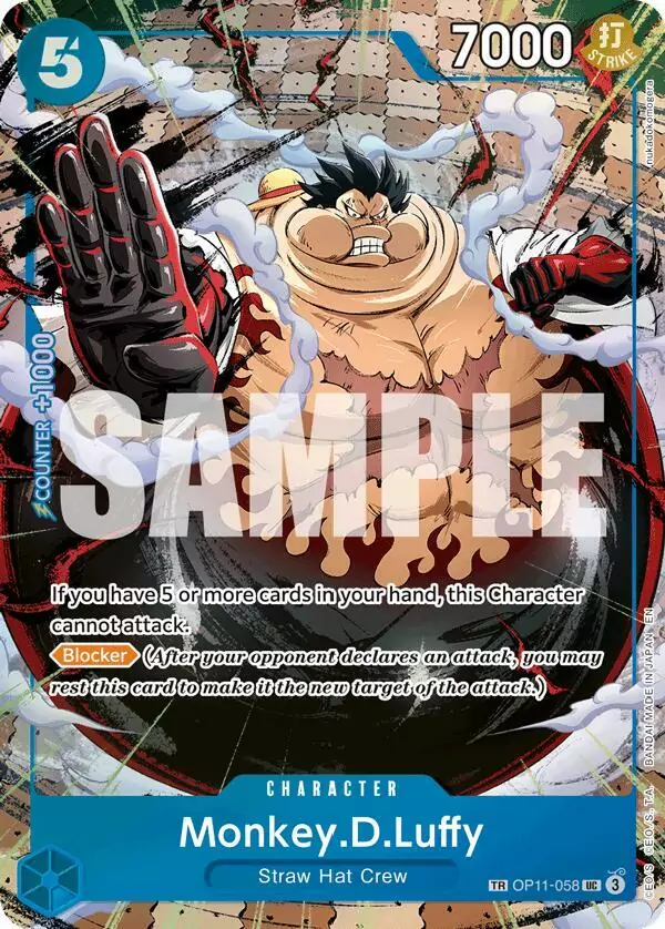 Monkey.D.Luffy (TR) - Treasure Rare - OP11-058