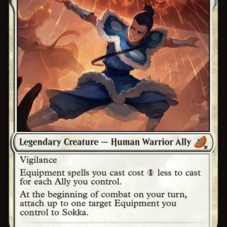 Sokka, Swordmaster (Foil) - Mythic - #83 - Inglés
