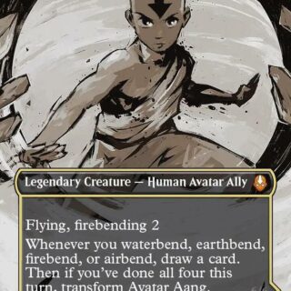 Avatar Aang (Borderless) (Foil) - Mythic - #308 - Inglés