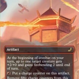 Fire Nation Turret (Borderless) - Rare - #64 - Inglés