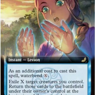 Waterbender's Restoration (Extended Art) - Rare - #183 - Inglés