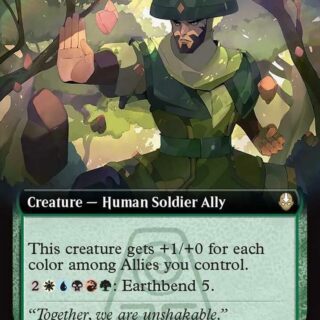 Earthen Ally (Extended Art) - Rare - #377 - Inglés