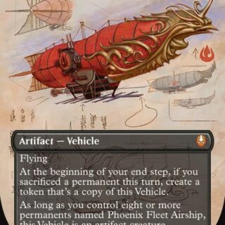 Phoenix Fleet Airship (Borderless) (Foil) - Mythic - #323 - Inglés