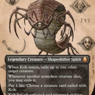 Koh, the Face Stealer (Borderless) (Foil) - Mythic - #322 - Inglés