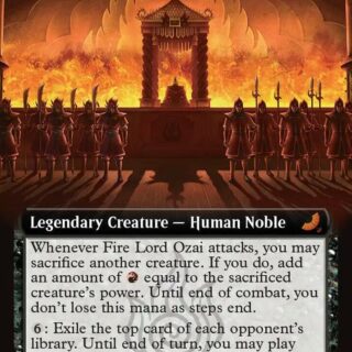 Fire Lord Ozai (Extended Art) - Mythic - #186 - Inglés
