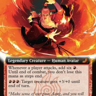 Avatar Roku, Firebender (Extended Art) (Foil) - Mythic - #191 - Inglés