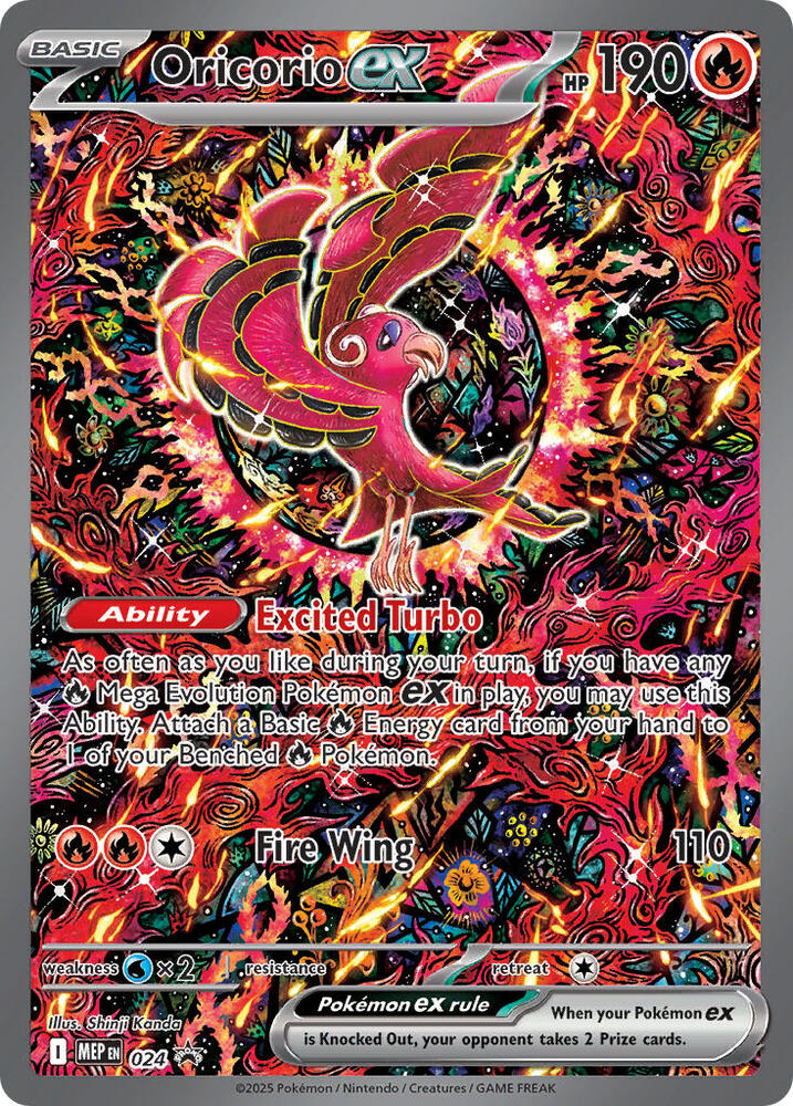 Oricorio EX - MEP024 - Promo - Inglés (UPC Mega Charizard X EX)