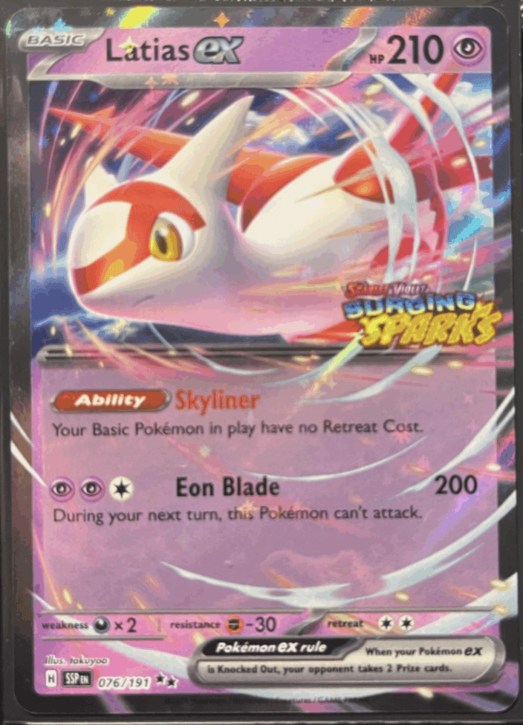 Latias EX 076/191 (Surging Sparks Stamped) - Promo - Inglés