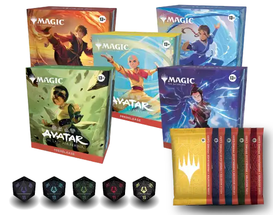 MTG: Pre Release Avatar The Last Airbender + 2 Play Boosters de regalo - Español