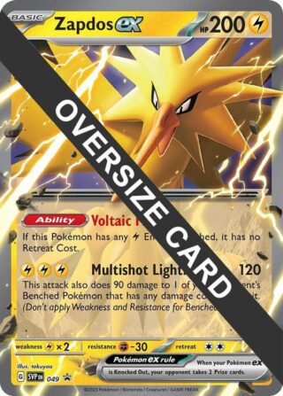 Zapdos ex - Jumbo Cards -  049 - Inglés