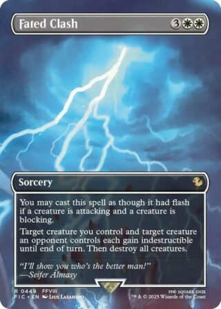 Fated Clash (Borderless Foil) - Rare - #449 - Inglés (FF)