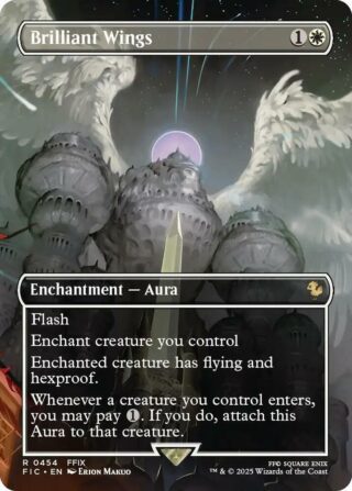 Brilliant Wings (Borderless Foil) - Rare - #454 - Inglés (FF)