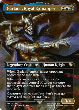 Garland, Royal Kidnapper (Borderless Foil) - Rare - #442 - Inglés (FF)
