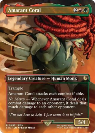 Amarant Coral (Borderless Foil) - Rare - #457 - Inglés (FF)