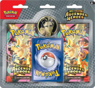 Pokemon TCG: Mega Evolution - Ascended Heroes  2-blister Erika/Larry - Español [PREVENTA 30/01/2026]